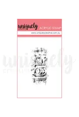 UNIQUELY CREATIVE UNIQUELY CREATIVE VINTAGE NUMBERS MINI CLEAR STAMP