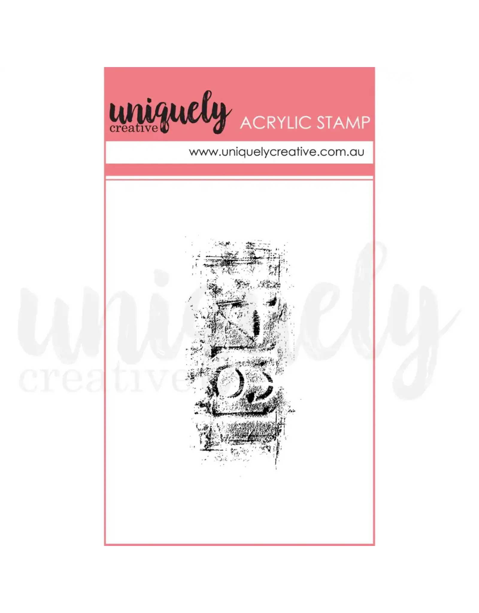 UNIQUELY CREATIVE UNIQUELY CREATIVE VINTAGE NUMBERS MINI CLEAR STAMP