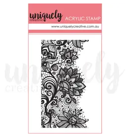 UNIQUELY CREATIVE UNIQUELY CREATIVE FLORAL DOILY MINI CLEAR STAMP