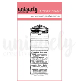 UNIQUELY CREATIVE UNIQUELY CREATIVE VINTAGE ADVERT MINI CLEAR STAMP