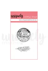 UNIQUELY CREATIVE UNIQUELY CREATIVE VINTAGE DICTIONARY MINI CLEAR STAMP SET