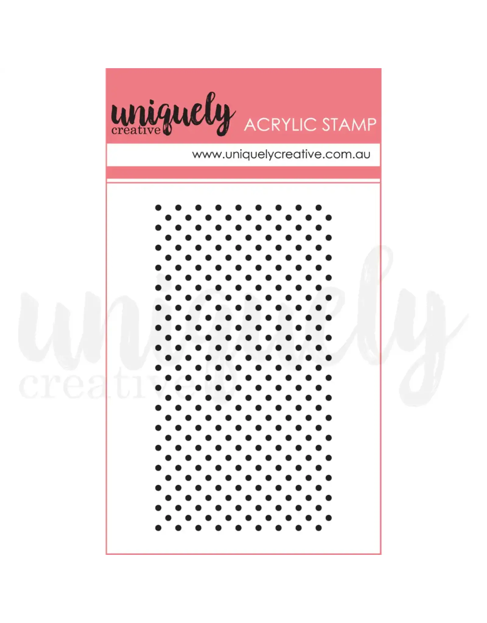 UNIQUELY CREATIVE UNIQUELY CREATIVE MINI POLKA MINI CLEAR STAMP