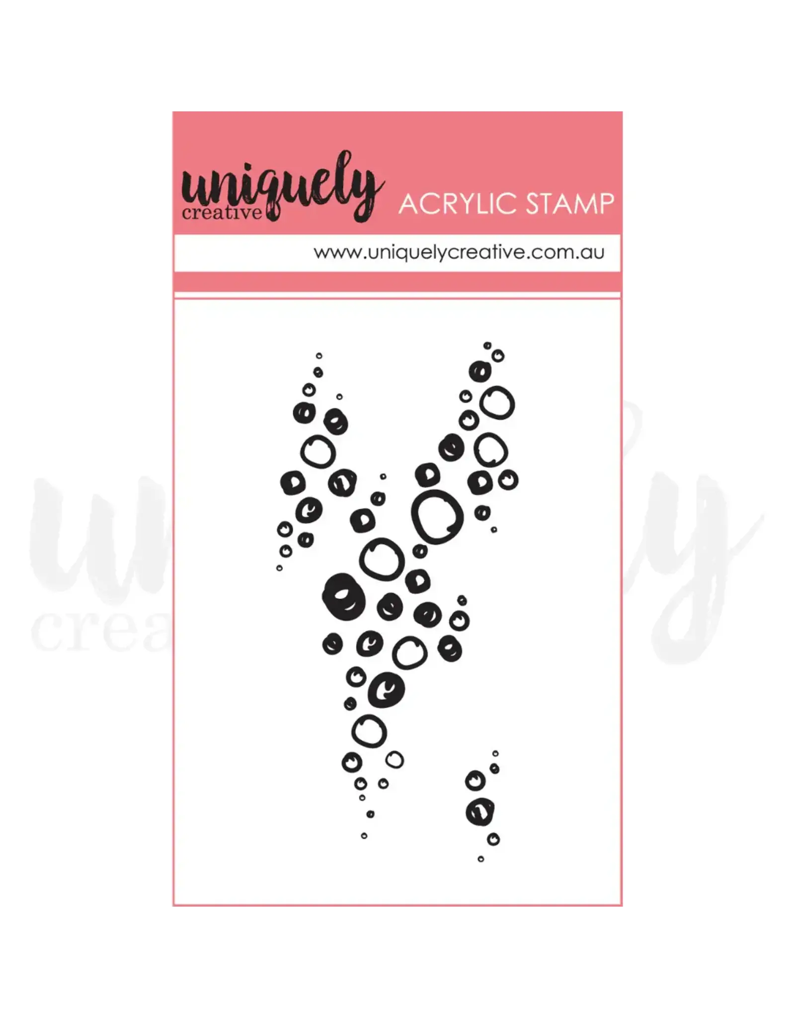 UNIQUELY CREATIVE UNIQUELY CREATIVE SEA BUBBLES MINI CLEAR STAMP