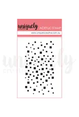 UNIQUELY CREATIVE MIXED SQUARES MINI CLEAR STAMP