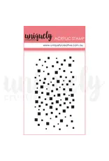 UNIQUELY CREATIVE UNIQUELY CREATIVE MIXED SQUARES MINI CLEAR STAMP