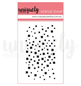 UNIQUELY CREATIVE MIXED SQUARES MINI CLEAR STAMP