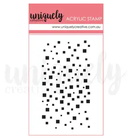 UNIQUELY CREATIVE UNIQUELY CREATIVE MIXED SQUARES MINI CLEAR STAMP