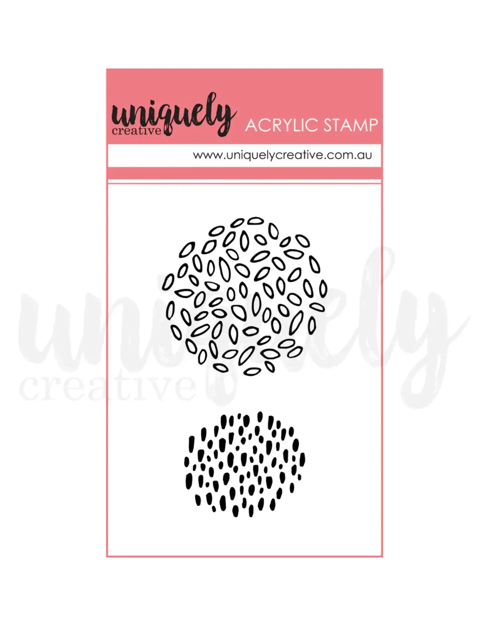 UNIQUELY CREATIVE UNIQUELY CREATIVE TINY TEXTURES MINI CLEAR STAMP SET