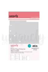 UNIQUELY CREATIVE UNIQUELY CREATIVE PACK 6 POCKET PAGE PROTECTOR ALBUM INSERTS