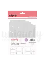 UNIQUELY CREATIVE UNIQUELY CREATIVE PACK 2 POCKET PAGE PROTECTOR ALBUM INSERTS