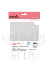 UNIQUELY CREATIVE PACK 1 POCKET PAGE PROTECTOR ALBUM INSERTS