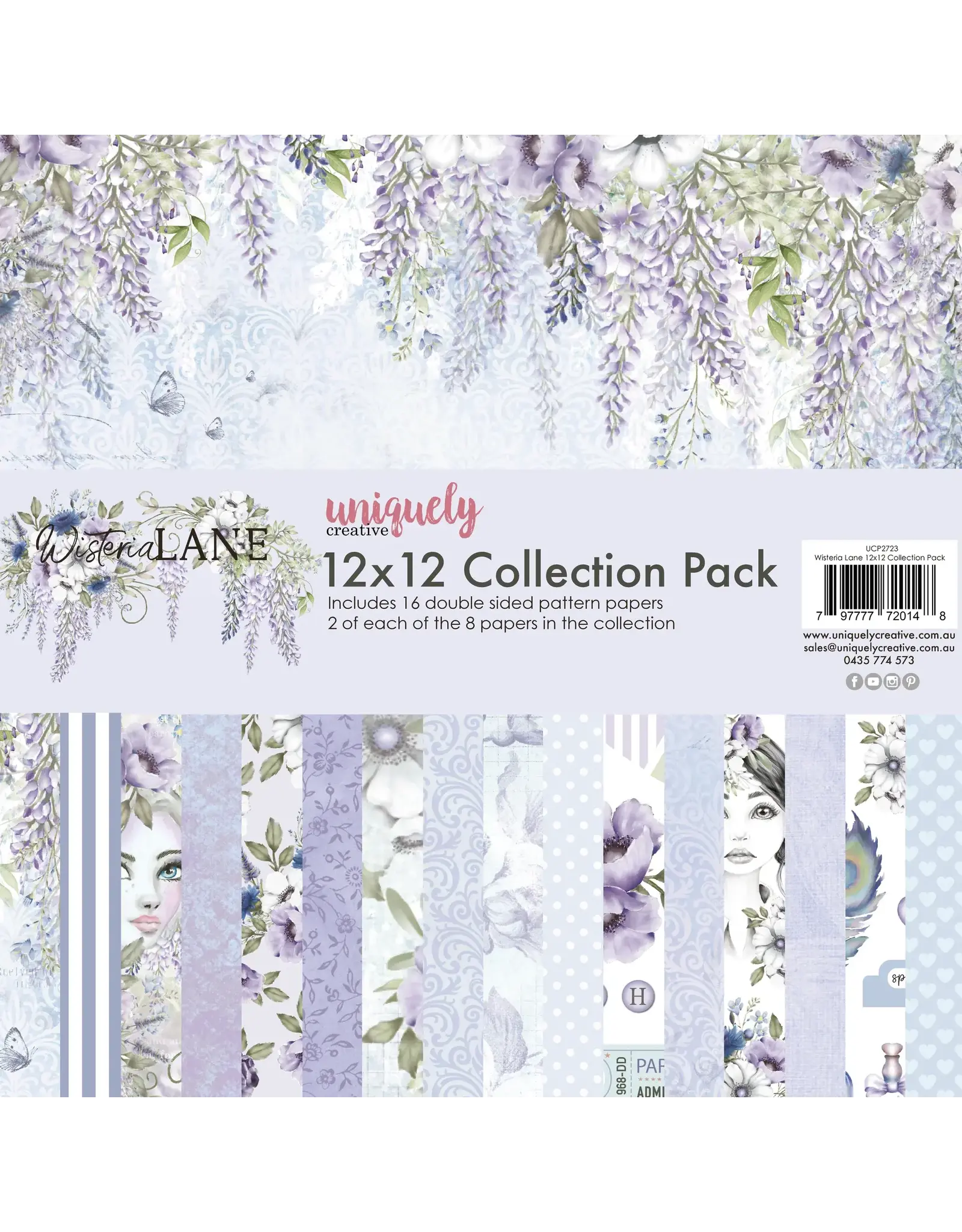 UNIQUELY CREATIVE UNIQUELY CREATIVE WISTERIA LANE 12x12 COLLECTION PACK