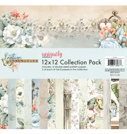 UNIQUELY CREATIVE UNIQUELY CREATIVE VINTAGE CHRONICLES 12x12 COLLECTION PACK