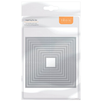 TONIC TONIC STUDIOS SQUARES LAYERING DIE SET