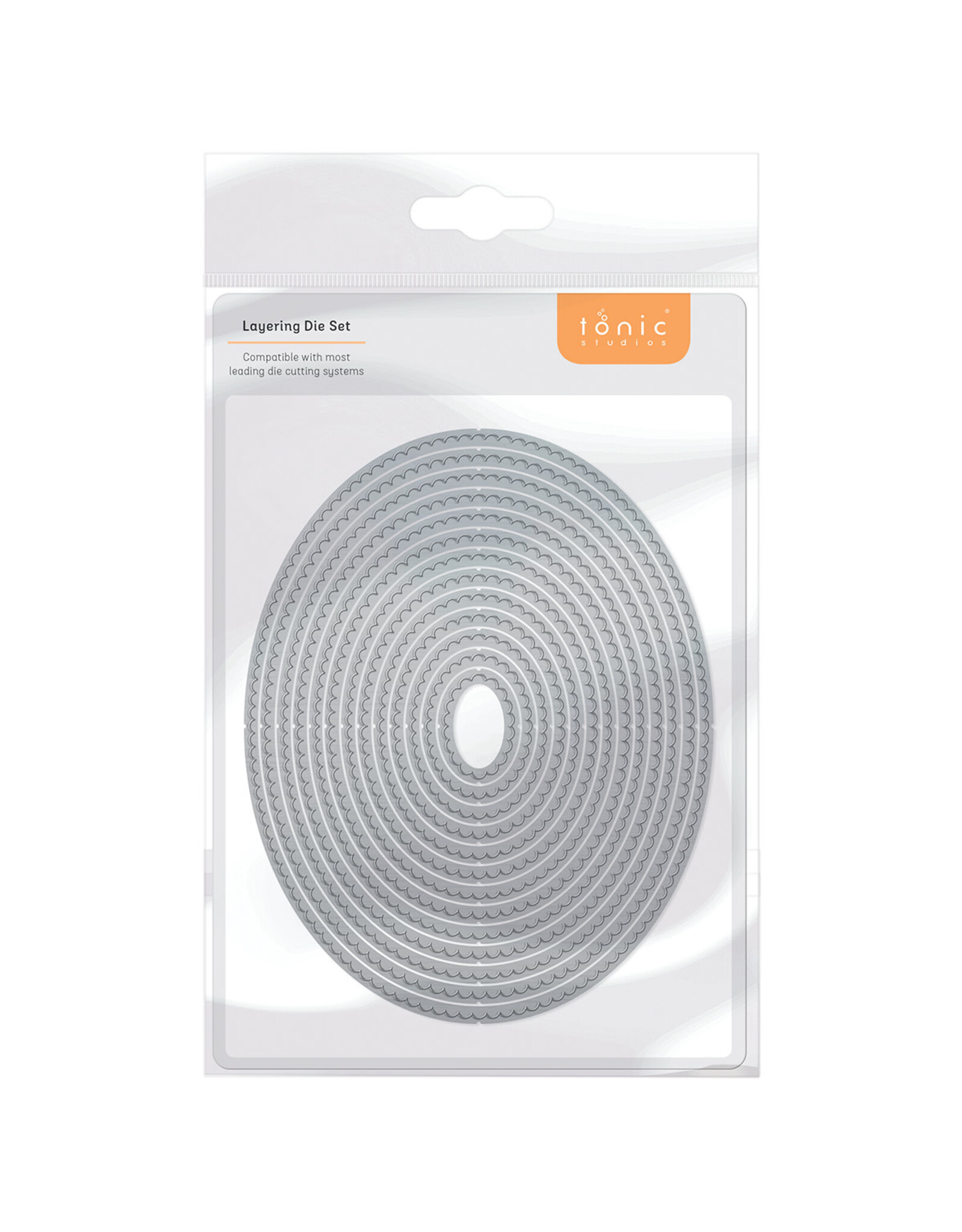 TONIC TONIC STUDIOS SCALLOPED OVALS LAYERING DIE SET