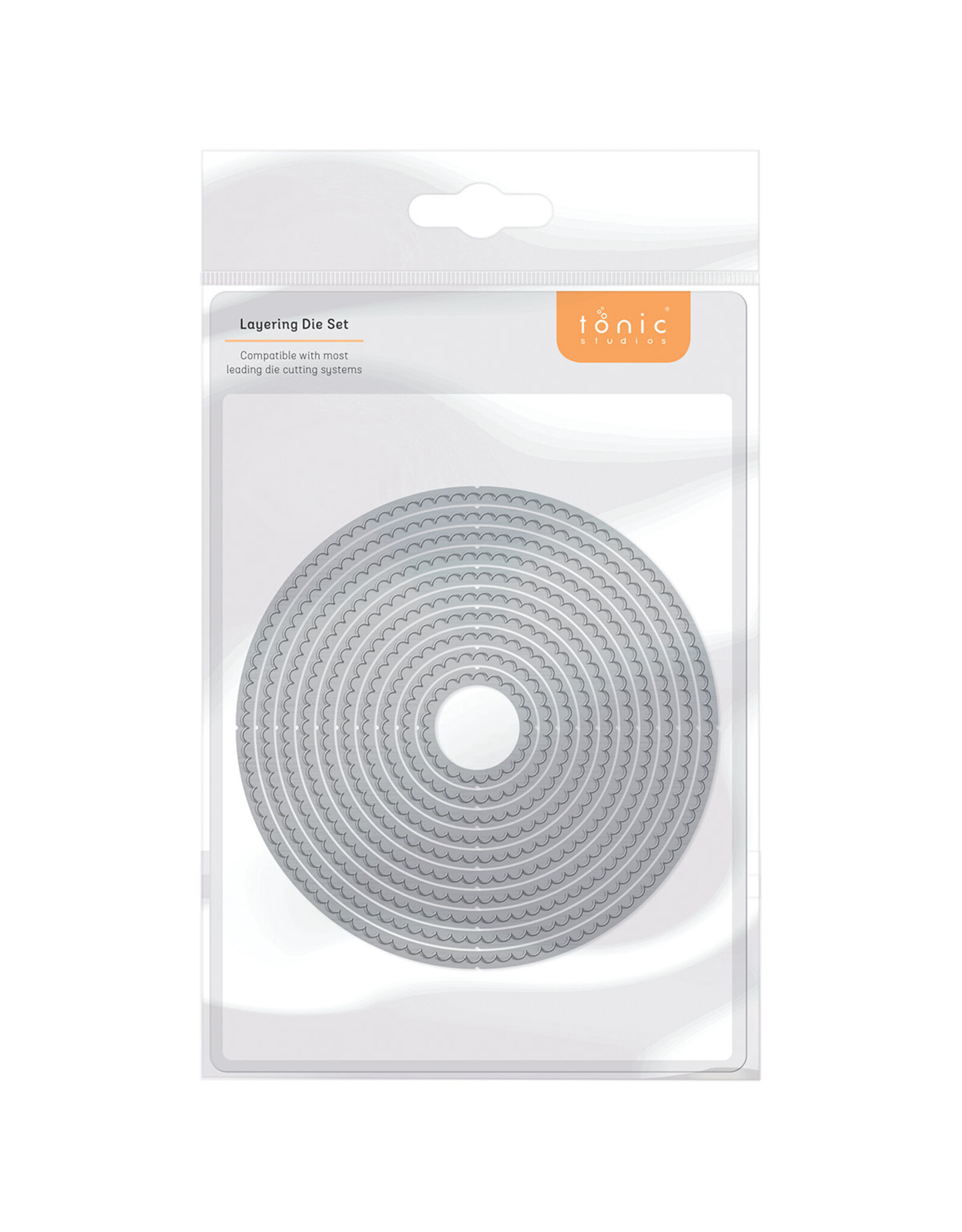 TONIC TONIC STUDIOS SCALLOPED CIRCLES LAYERING DIE SET