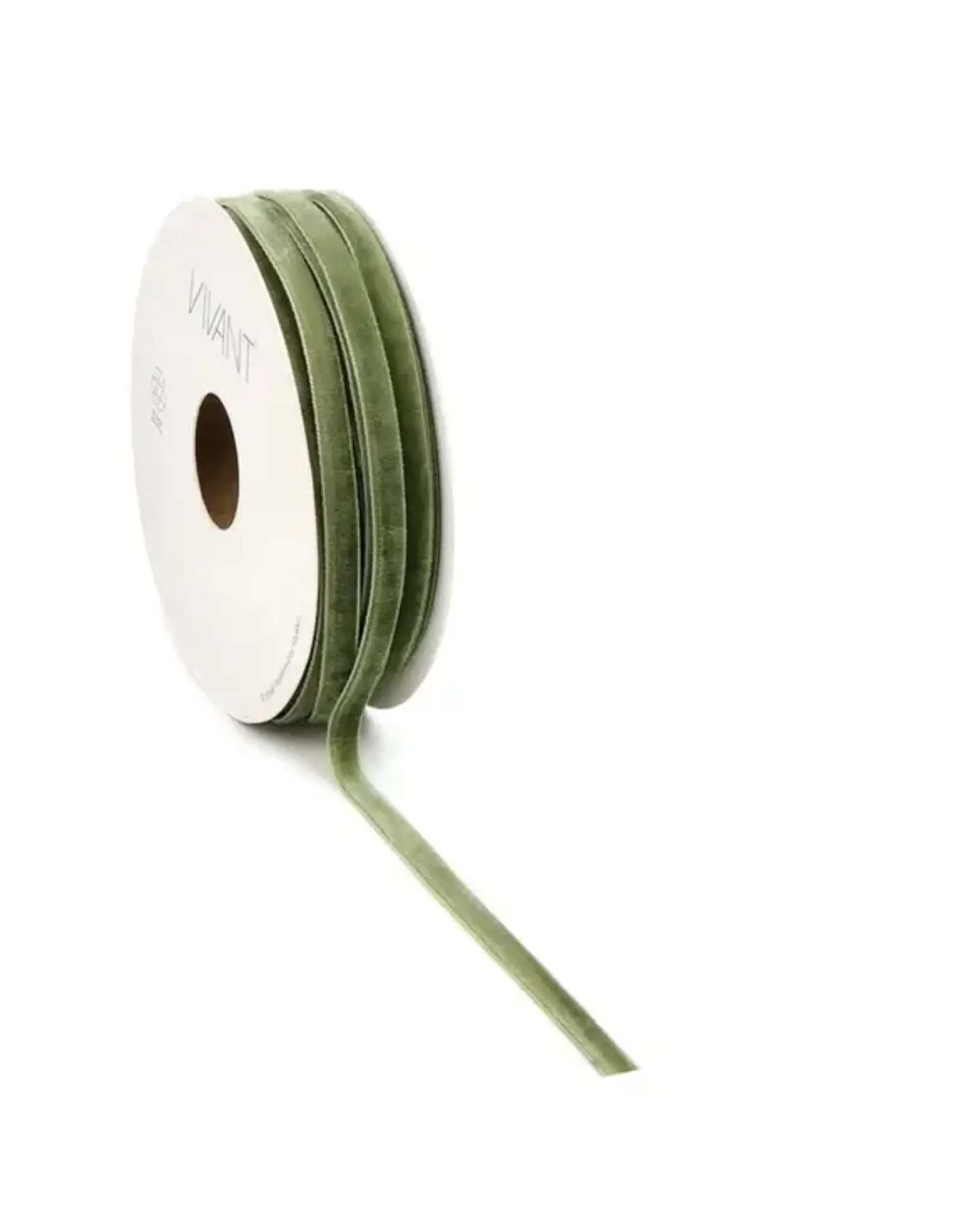 SPELLBINDERS VIVANT VELVETY MOSS RIBBON 1. YARD