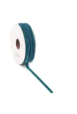 VIVANT VIVANT VELVETY PETROL RIBBON 1. YARD