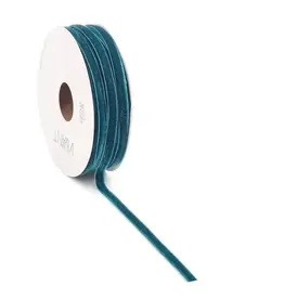 VIVANT VIVANT VELVETY PETROL RIBBON 1. YARD