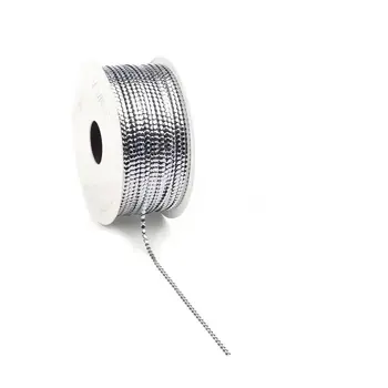 VIVANT CIRCLE SILVER METALLIC CORD 1 yrds