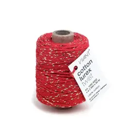 VIVANT VIVANT LUREX RED COTTON CORD 54.68 yrds
