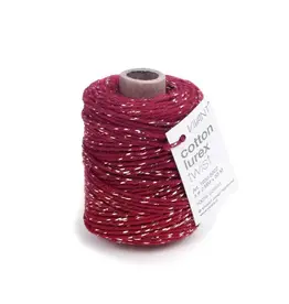 SPELLBINDERS VIVANT LUREX BORDEAUX COTTON CORD 54.68 yrds