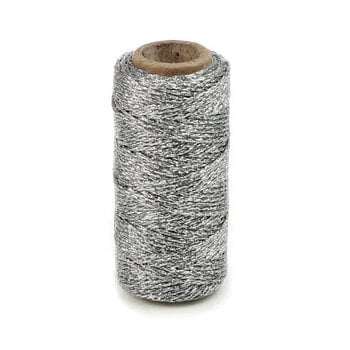 VIVANT FLASHY SILVER METALLIC CORD 27.34 yrds