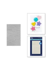 SPELLBINDERS SPELLBINDERS SIMON HURLEY BIRTHDAY BASH COLLECTION PLASTER 3D EMBOSSING FOLDER