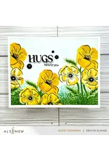 ALTENEW ALTENEW DYNAMIC DUO: PRECIOUS POPPIES OUTLINE CLEAR STAMP AND STENCIL SET