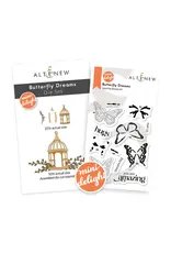 ALTENEW ALTENEW MINI DELIGHT: BUTTERFLY DREAMS LAYERING CLEAR STAMP & DIE SET