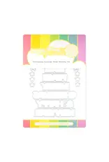 WAFFLE FLOWER WAFFLE FLOWER OVERLAPPING CHRISTMAS WORDS MATCHING DIE SET