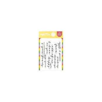 WAFFLE FLOWER WAFFLE FLOWER OVERLAPPING CHRISTMAS ADDITIONS CLEAR STAMP SET