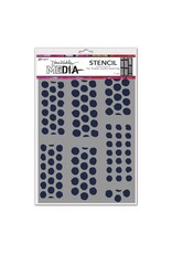 RANGER RANGER DINA WAKLEY MEDIA STENCIL DOTTED TAPE 9"X6"