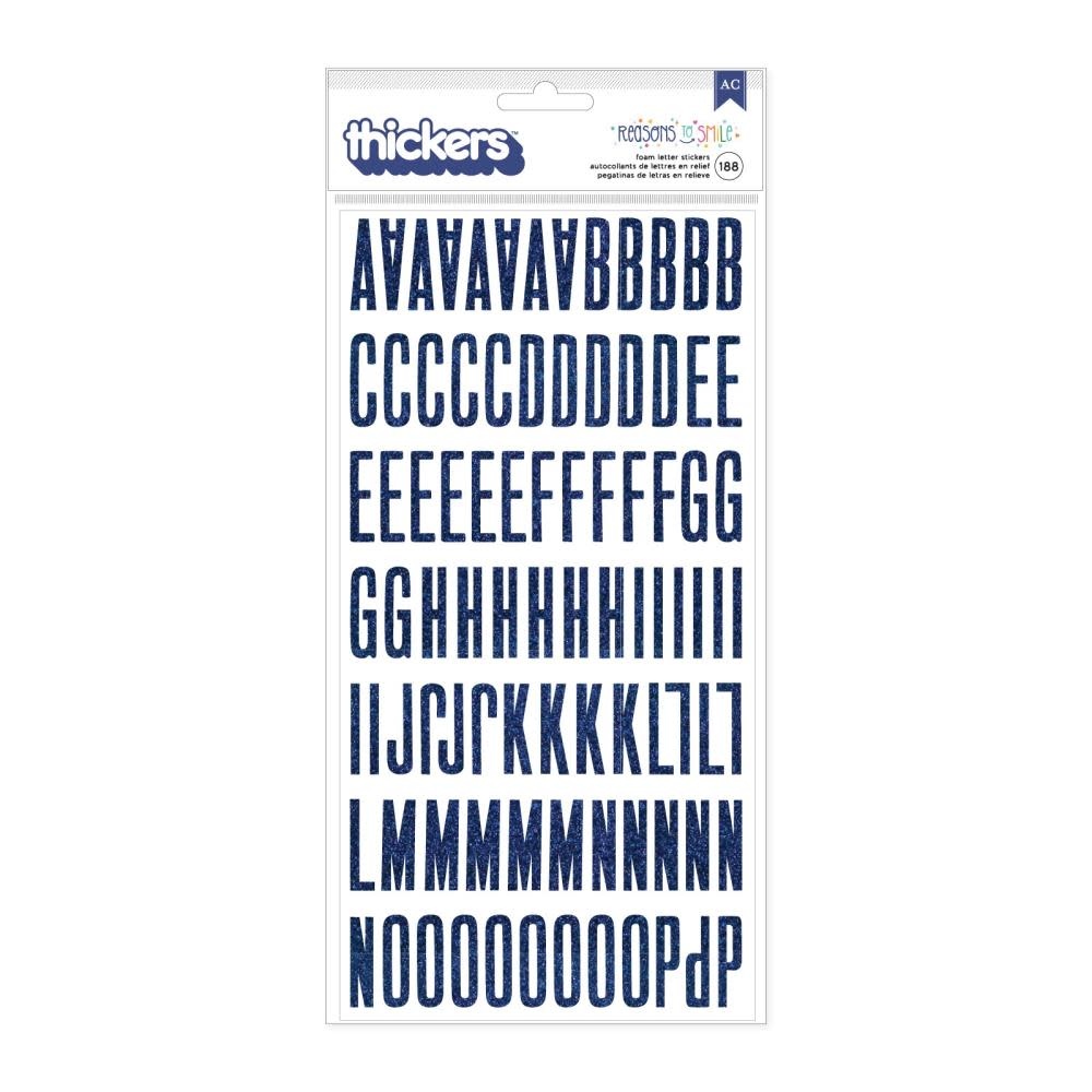 AMERICAN CRAFTS AMERICAN CRAFTS SHIMELLE REASONS TO SMILE ALPHABET THICKERS