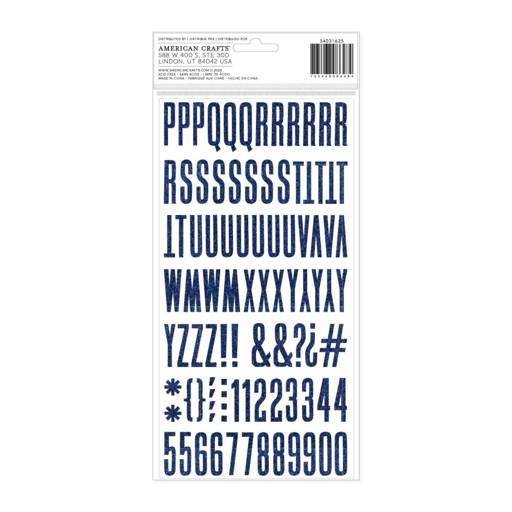AMERICAN CRAFTS AMERICAN CRAFTS SHIMELLE REASONS TO SMILE ALPHABET THICKERS