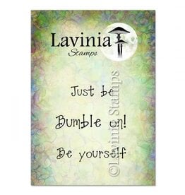 LAVINIA STAMPS LAVINIA STAMPS BUMBLE WORDS CLEAR STAMP SET