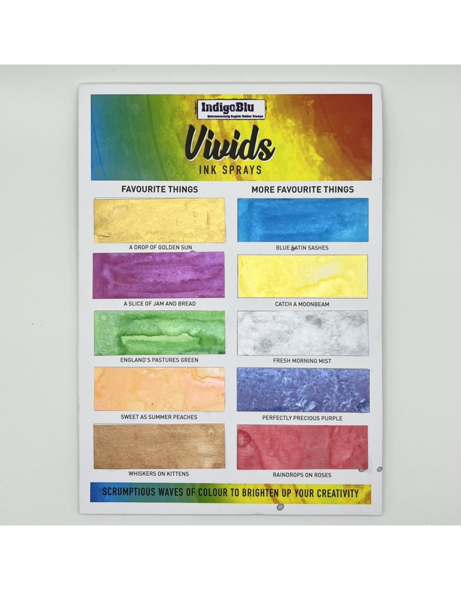 INDIGO BLU INDIGOBLU ALAN A DALE MATTE ORANGE VIVIDS INK SPRAY REFILL