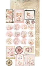 CRAFT O'CLOCK CRAFT O'CLOCK GIRL & CURL EXTRAS SET-MIX 6x12 COLLECTION PACK 18 SHEETS