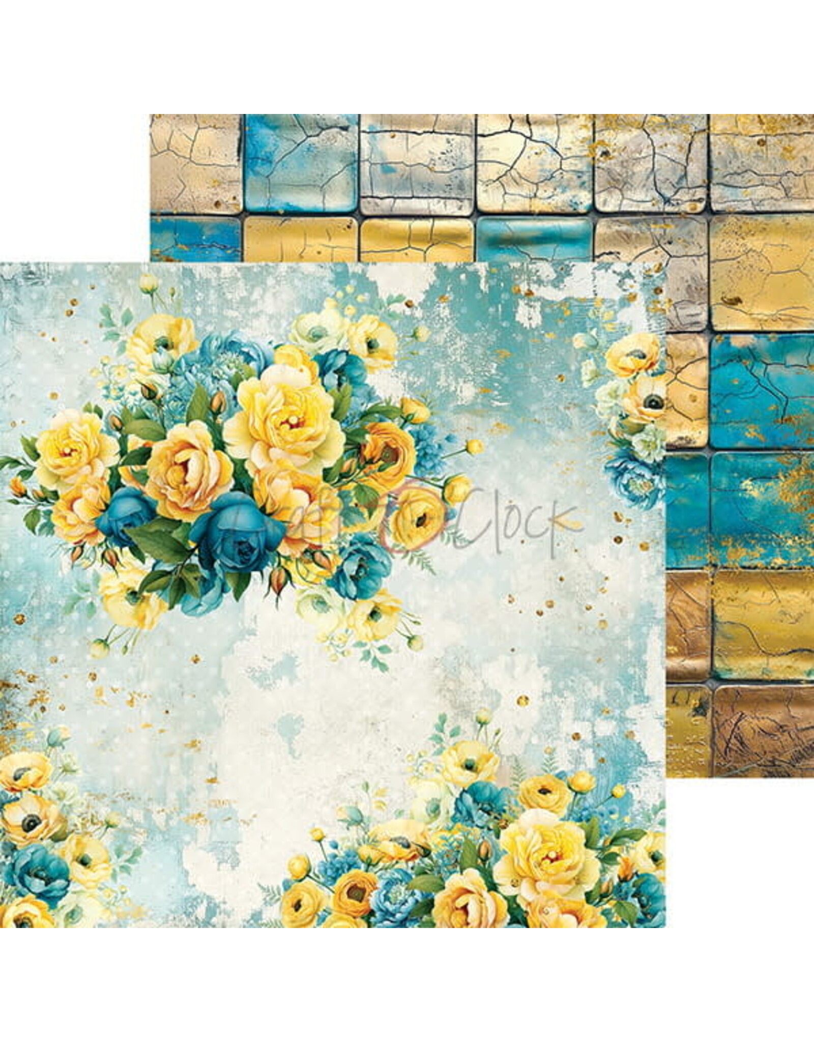 CRAFT O'CLOCK CRAFT O'CLOCK SUNSET MOOD 8x8 MEDIUM-MIX PAPERS SET 24 SHEETS