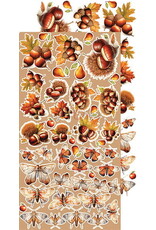 CRAFT O'CLOCK CRAFT O'CLOCK AUTUMNARIA EXTRAS SET-MIX 6x12  COLLECTION PACK 18 SHEETS