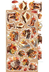 CRAFT O'CLOCK CRAFT O'CLOCK AUTUMNARIA EXTRAS SET-MIX 6x12  COLLECTION PACK 18 SHEETS