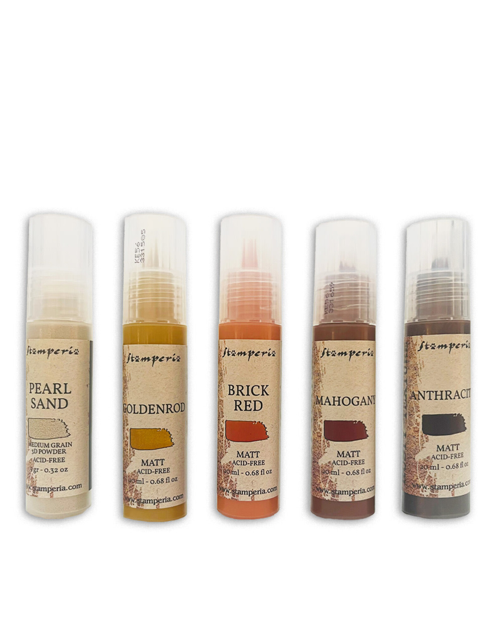 STAMPERIA STAMPERIA RUSTY TEXTURE PAINTS 5x20ml