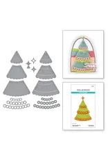 SPELLBINDERS SPELLBINDERS STITCHED BRIGHT COLLECTION STITCHED HOLIDAY TREE ETCHED DIES