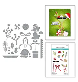 SPELLBINDERS SPELLBINDERS HAPPY HOUR COLLECTION CHRISTMAS COCKTAILS ETCHED DIE SET