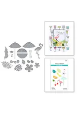 SPELLBINDERS SPELLBINDERS HAPPY HOUR COLLECTION TROPICAL FLAIR ETCHED DIE SET