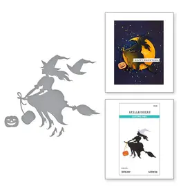 SPELLBINDERS SPELLBINDERS HAPPY HAUNTING COLLECTION WITCHIN' HEELS ETCHED DIE SET