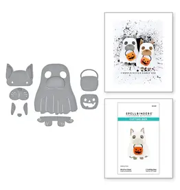 SPELLBINDERS SPELLBINDERS HAPPY HAUNTING COLLECTION WOOF-OR-TREAT ETCHED DIE SET