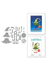 SPELLBINDERS SPELLBINDERS THE DANCIN' CHRISTMAS FRIENDS COLLECTION DANCIN' DOUGLAS ETCHED DIE SET