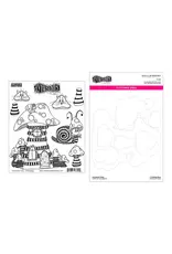 SPELLBINDERS SPELLBINDERS DYAN REAVELEY TOADSTOOL TALES CLING STAMP AND DIE BUNDLE
