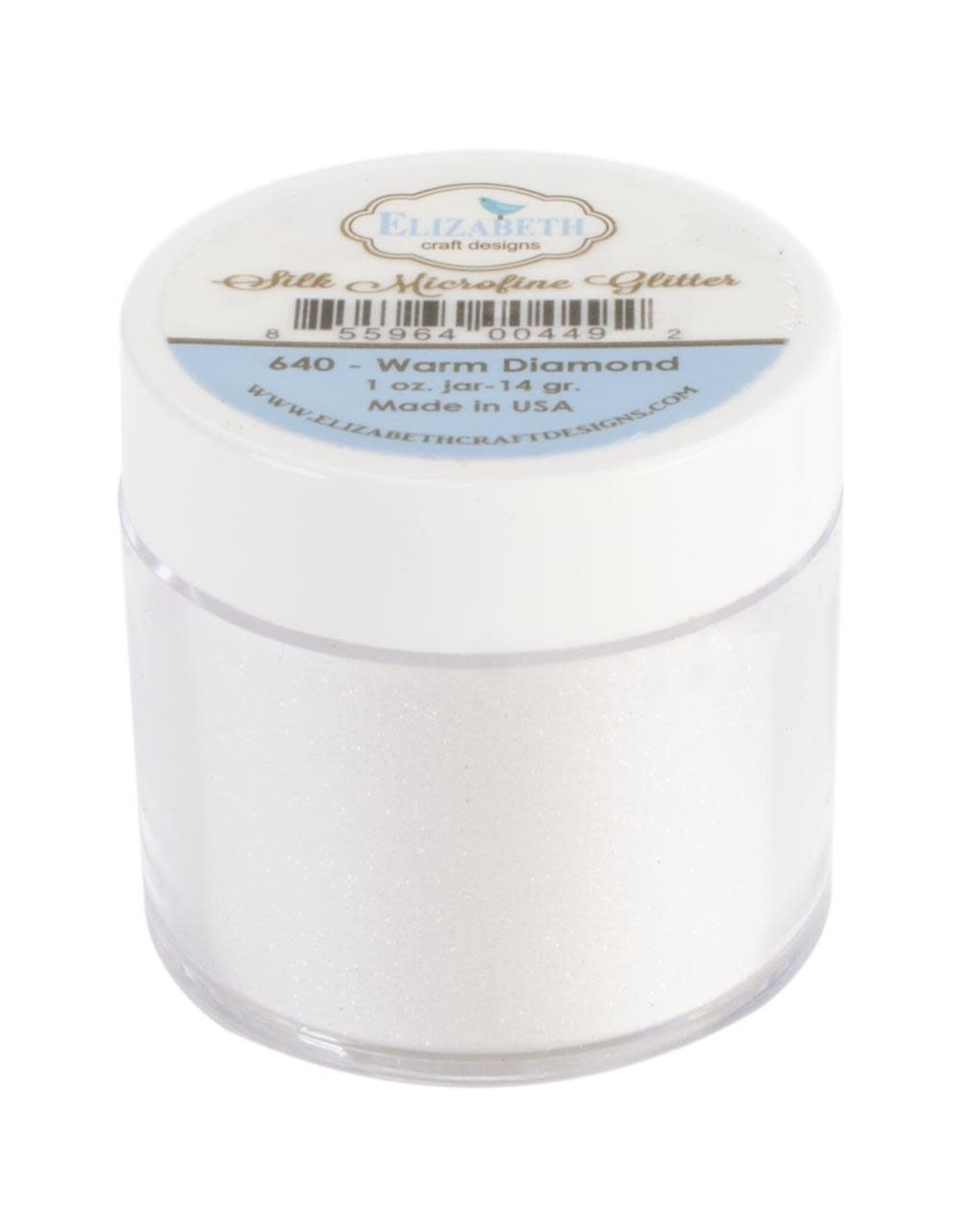 ELIZABETH CRAFT DESIGNS ELIZABETH CRAFT DESIGNS SILK MICROFINE GLITTER WARM DIAMOND GLITTER 1OZ